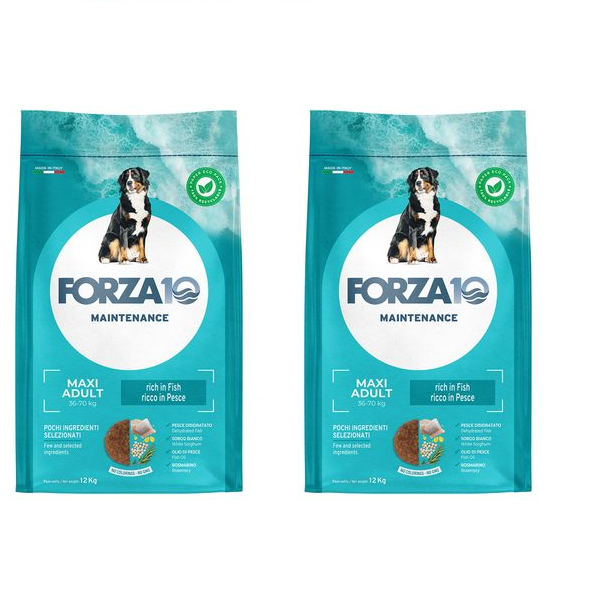 2x12kg Forza10 Maintenance Maxi Adult al Pesce 2x12kg Forza10 Maintenance Maxi Adult al Pesce